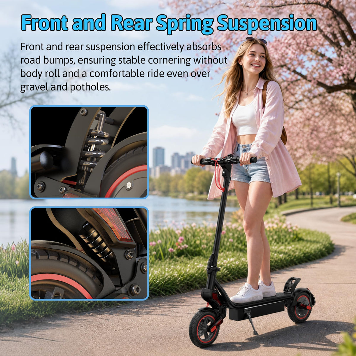 500W Electric Scooter with 10" Tires U6502