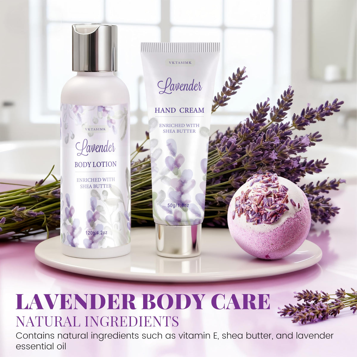 Lavender Relaxing Home Spa Set J35714