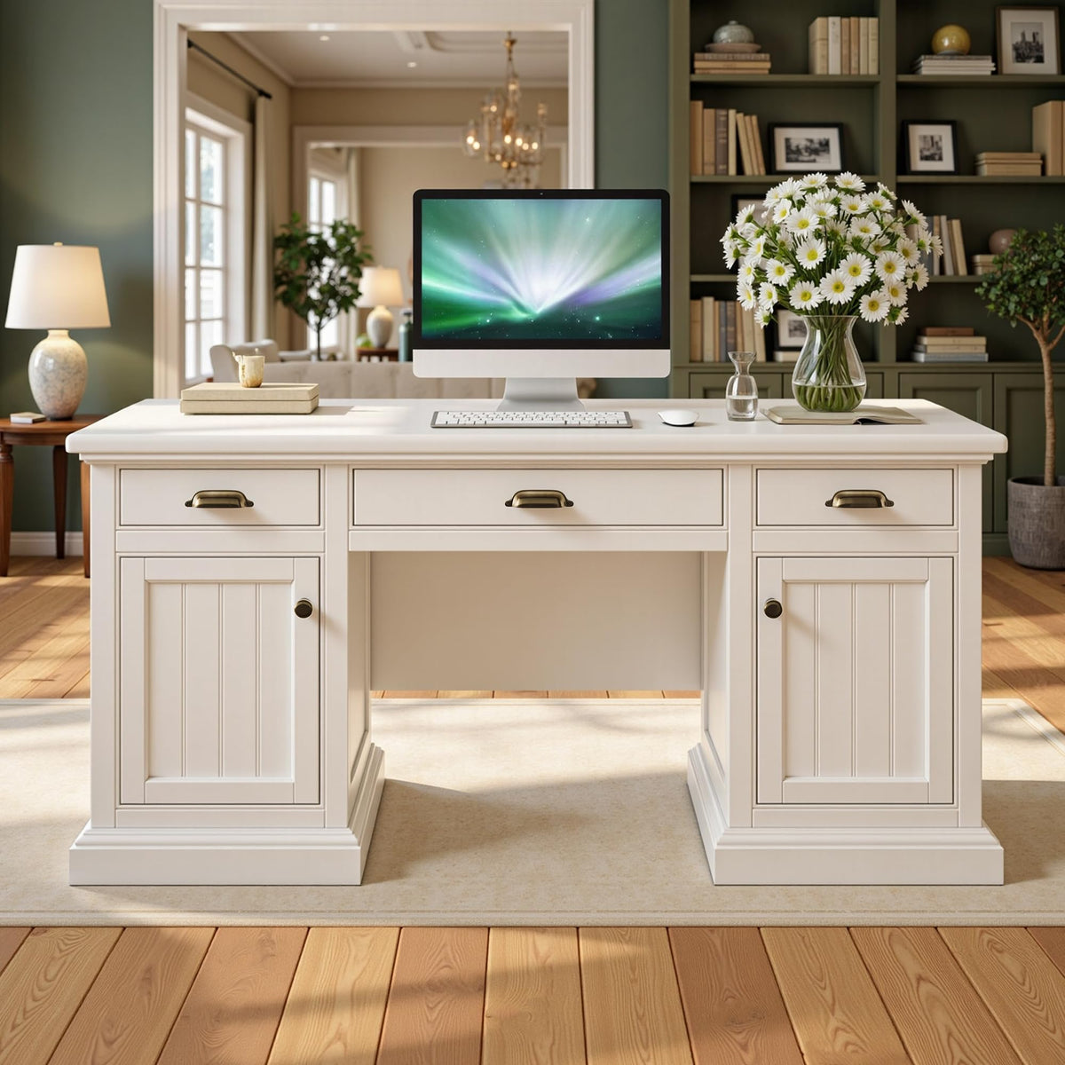 68" Executive Desk F3079