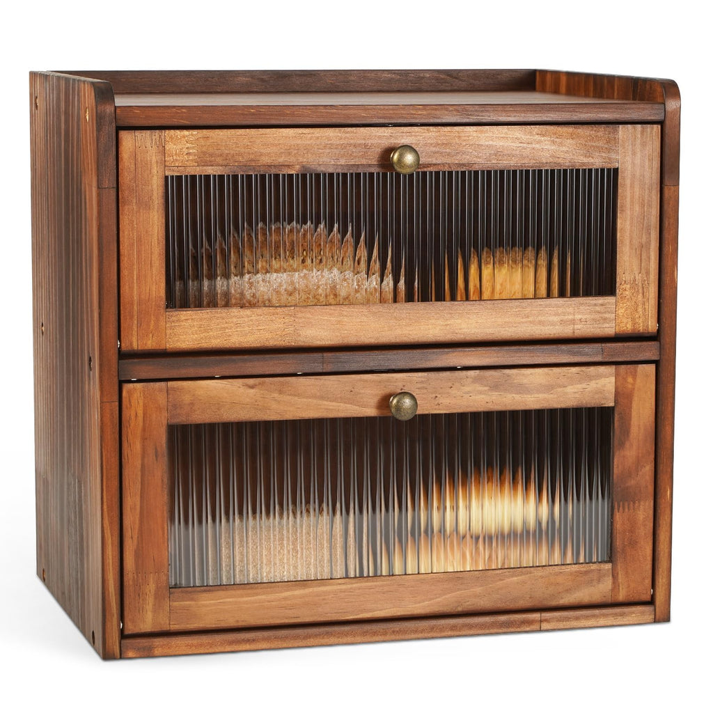 Large Wooden Bread Box C3303