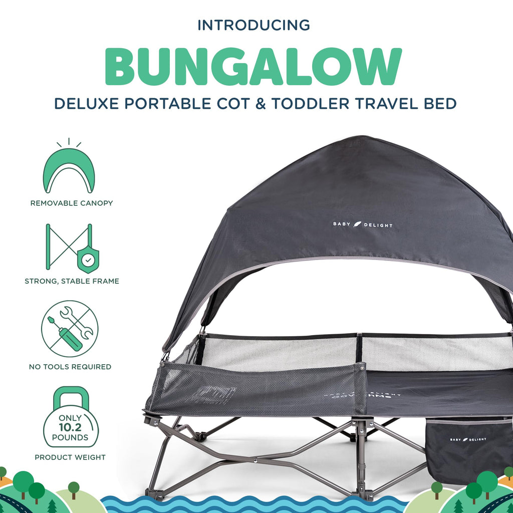 Portable Cot Grey W62414
