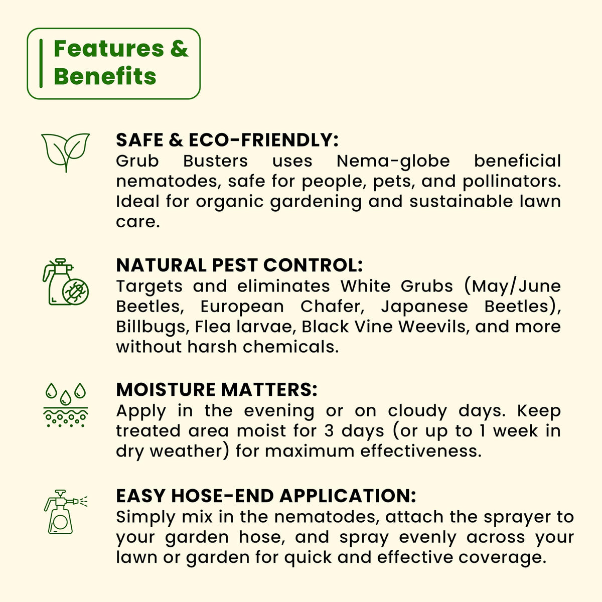 Beneficial Nematodes Covers 3,000 ft P541420