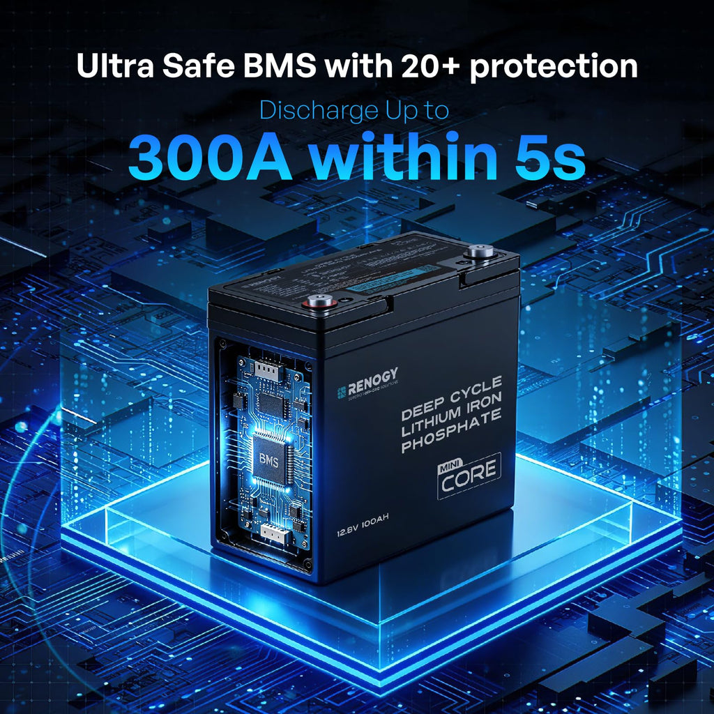 12V 100Ah Mini Size LiFePO4 Lithium Battery F67917