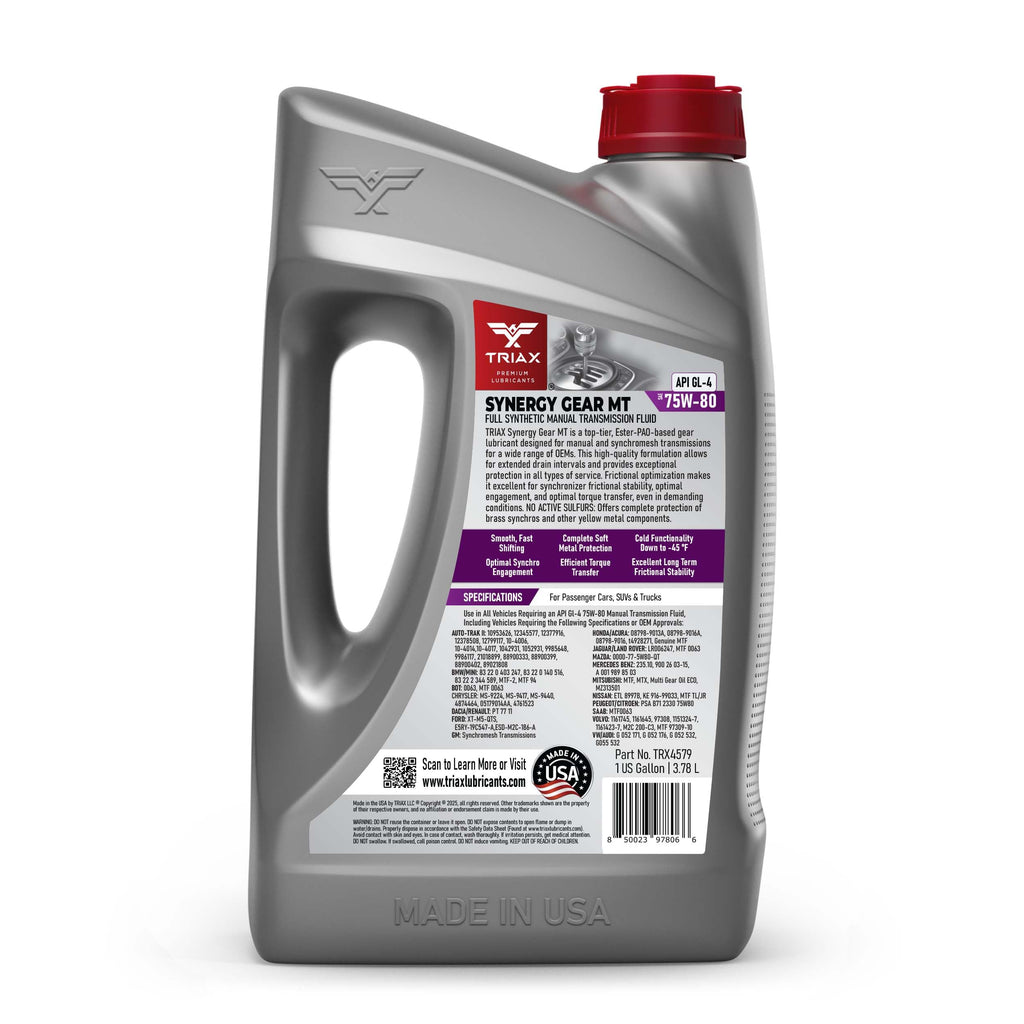 Full Synthetic Manual Transmission Fluid 1 Gallon S5206