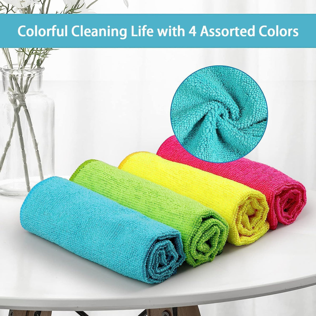 12PK Microfiber Cleaning Cloth W33552