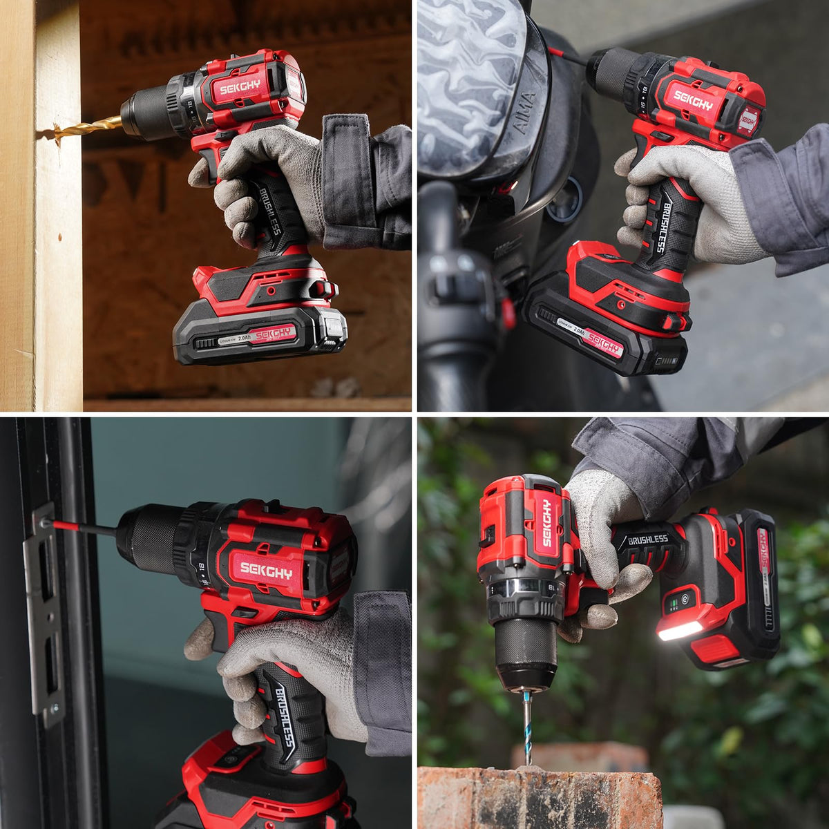 20V Cordless Drill Driver Kit with 2 Batteries P993654