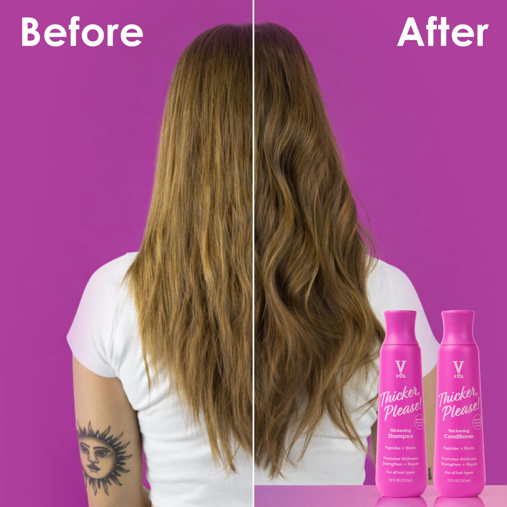 Sulfate Free Biotin Coconut Oil Shampoo & Conditioner Set J994