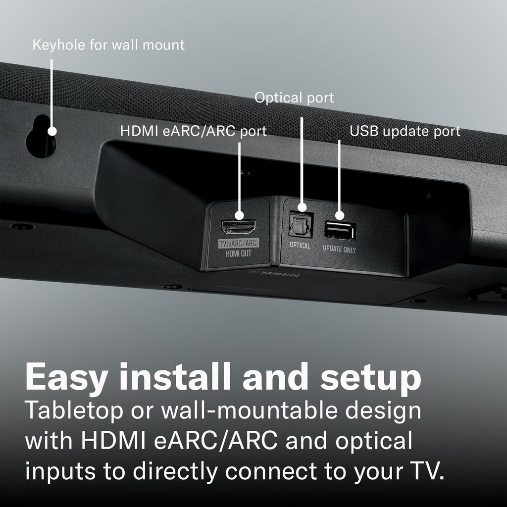 Black Sound Bar with Wireless Subwoofer X822909