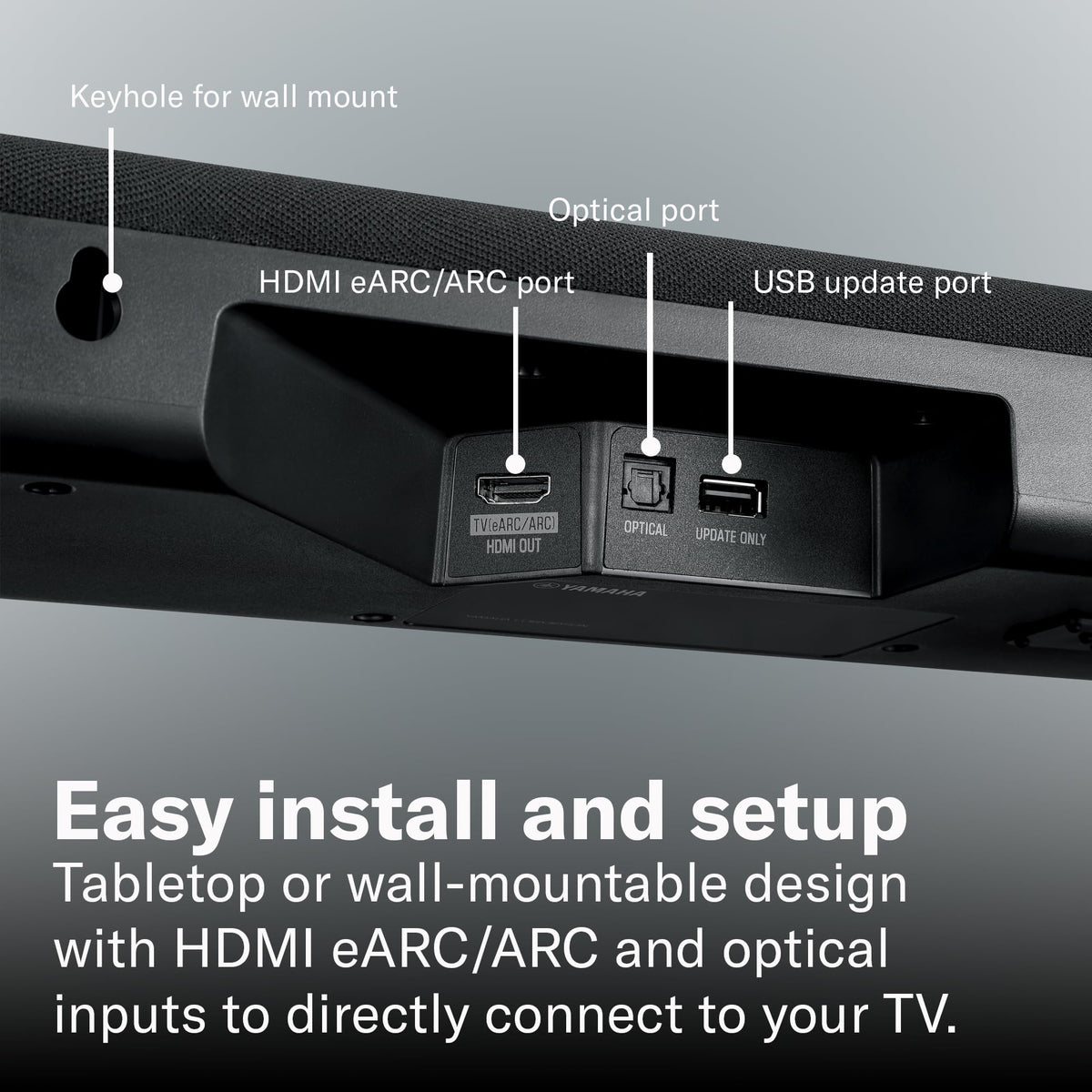 Black Sound Bar with Wireless Subwoofer X822909