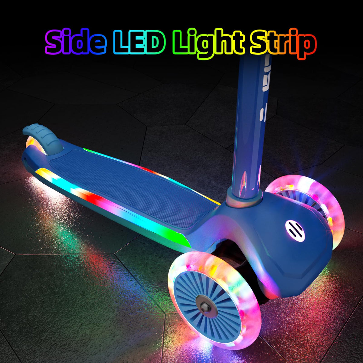 3-Wheel Kids Scooter with Light-Up Wheels G670114