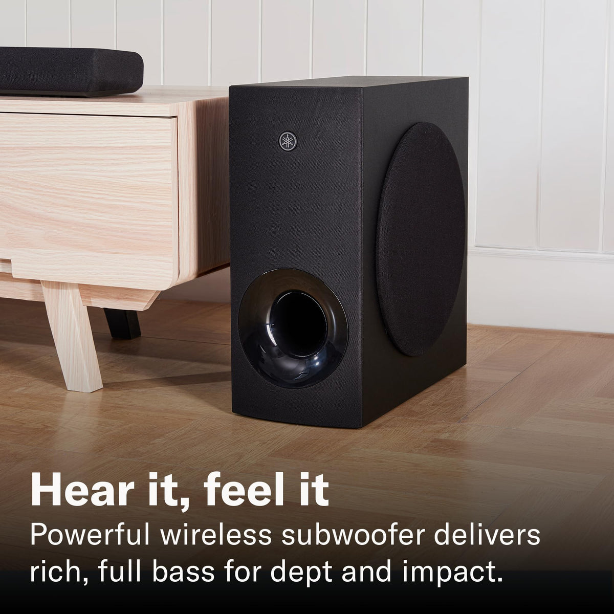 Black Sound Bar with Wireless Subwoofer X822909