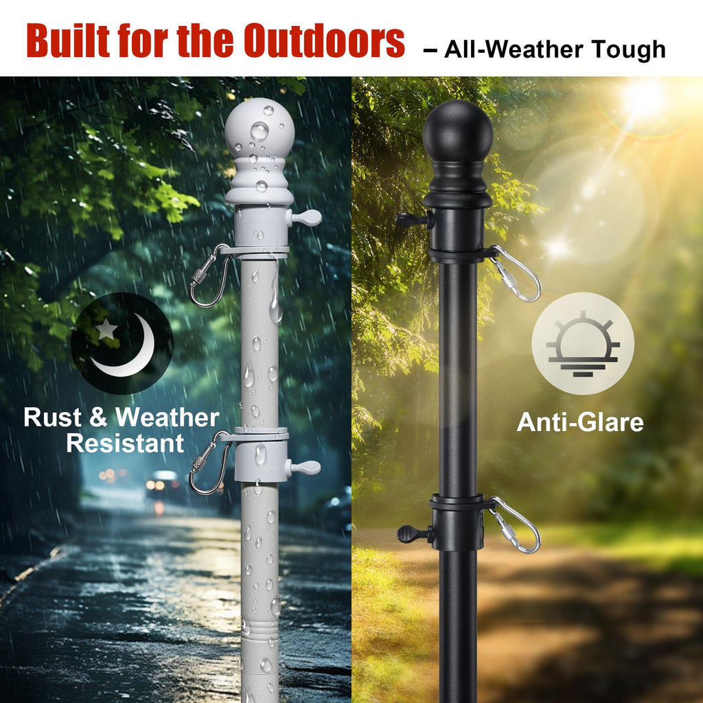 5ft Heavy Duty Stainless Steel Flag Pole W571506