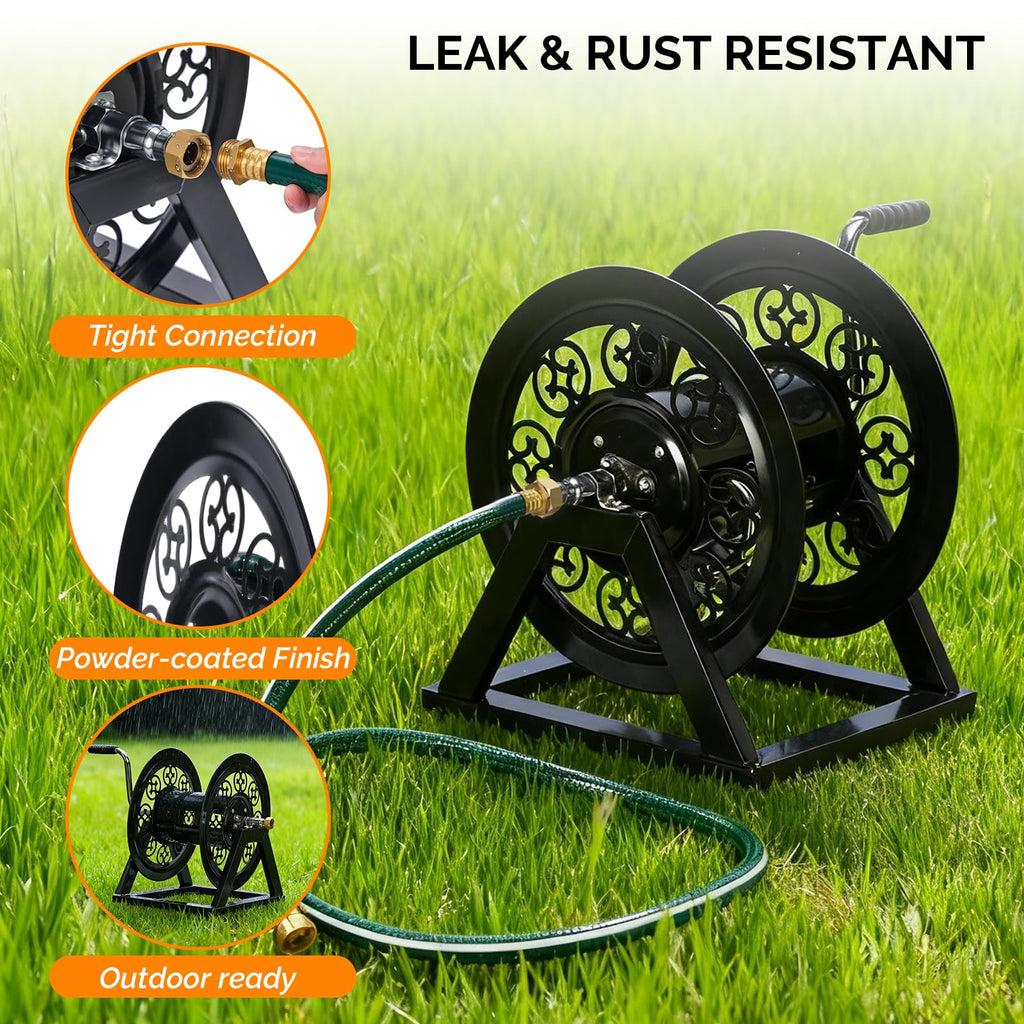 Wall Mount Hose Reel with 108FT Capacity C568
