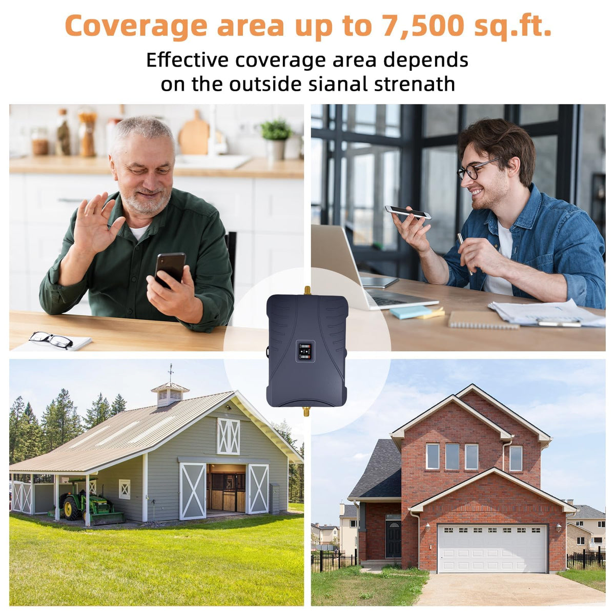 Cell Phone Signal Booster for Band 5/12/13/17 T63728