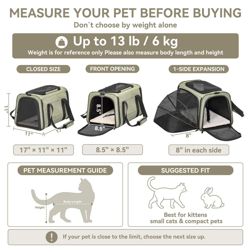 Expandable Cat Carrier Y103