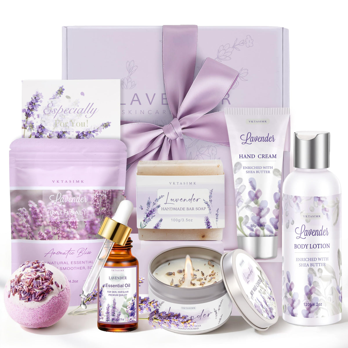Lavender Relaxing Home Spa Set J35714