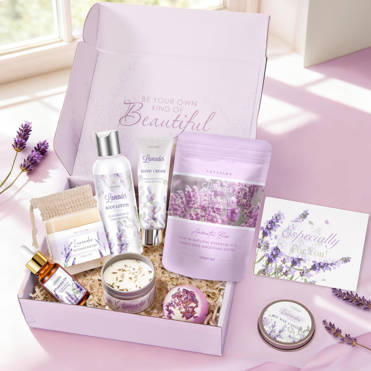 Lavender Relaxing Home Spa Set J35714