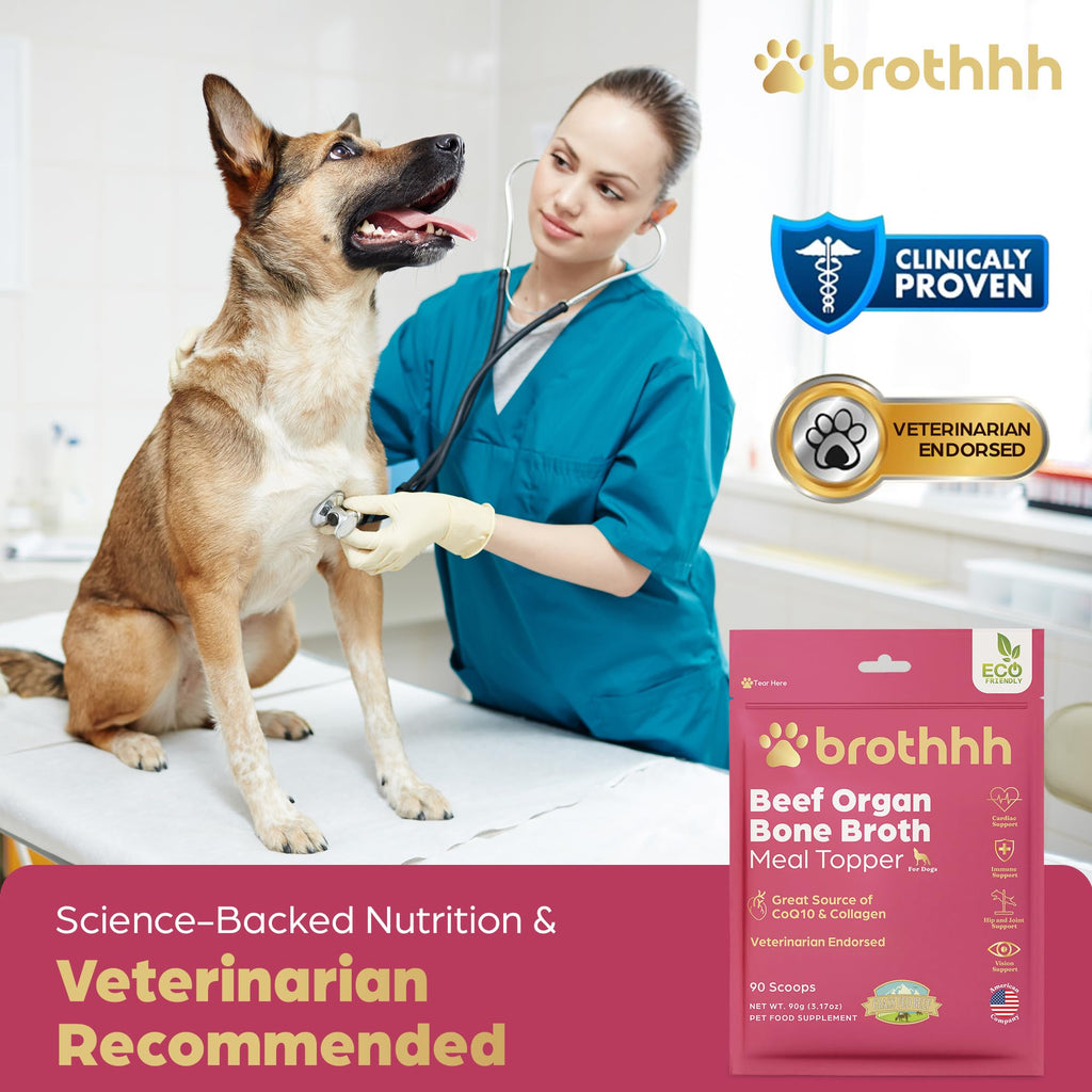Beef Organ Bone Broth Meal Topper for Dogs C901