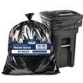 55 Gallon 20 Black Heavy Duty Trash Bags U892231