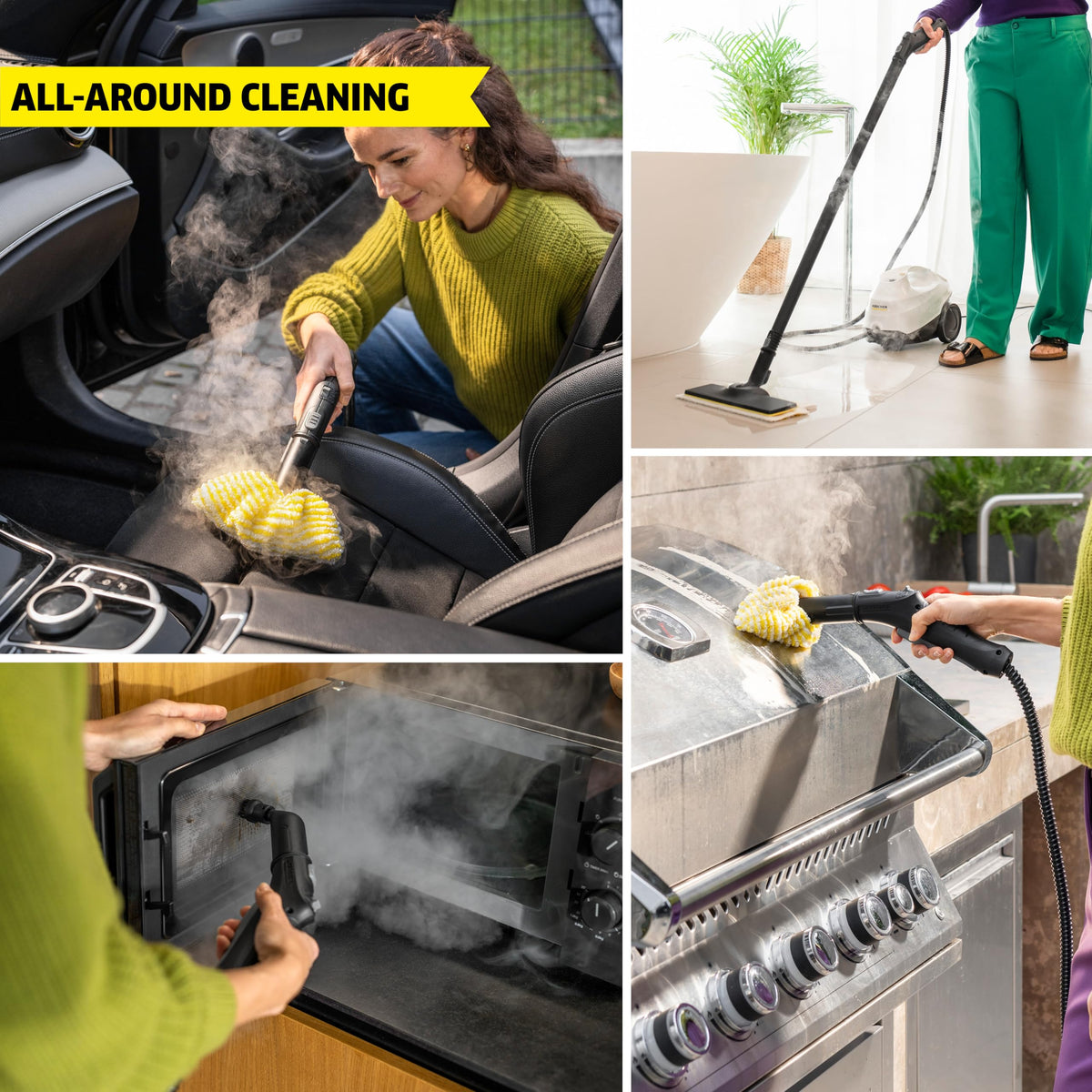 Steam Cleaner, 40 Sec Heat-up, Chemical-Free S51581