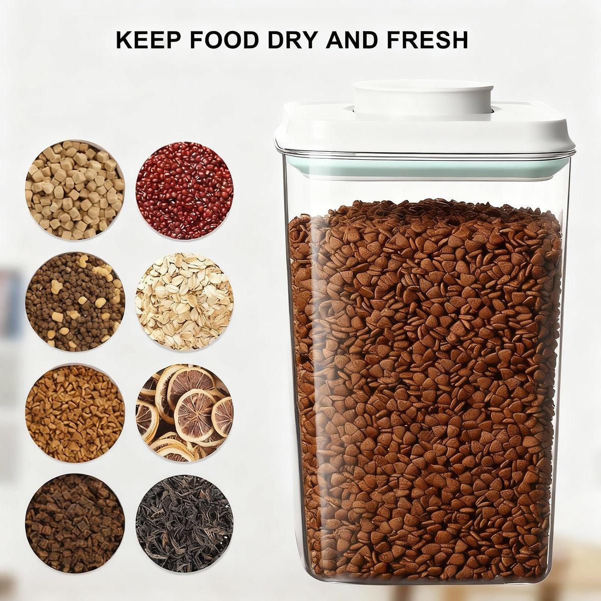 4L Airtight Dog Food Storage Container with Scoop C66319