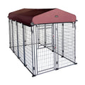 8' x 4' x 5' Outdoor Dog Kennel with Roof Cover P5092
