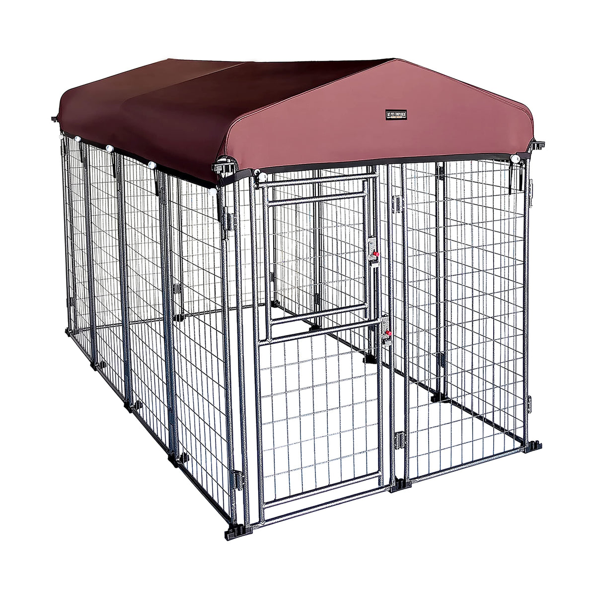 8' x 4' x 5' Outdoor Dog Kennel with Roof Cover P5092