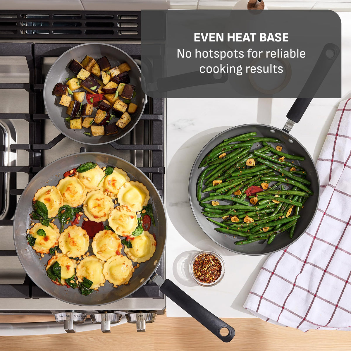 12-Piece Ceramic Nonstick Cookware Set F21960