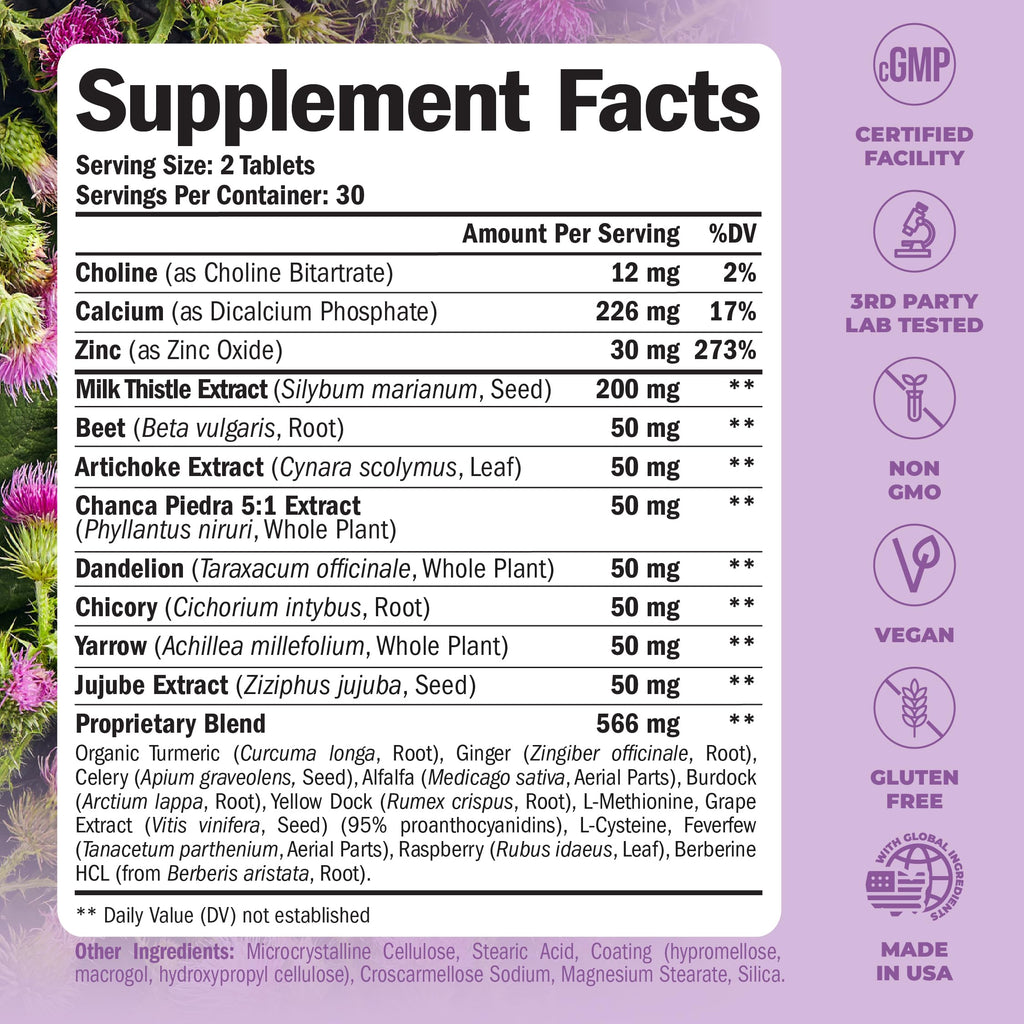 Milk Thistle Turmeric Supplement M1582